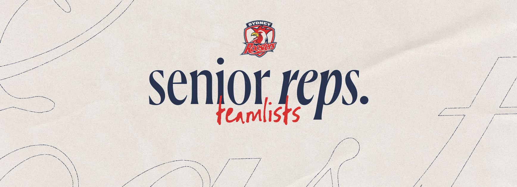 Senior Representative Teamlists