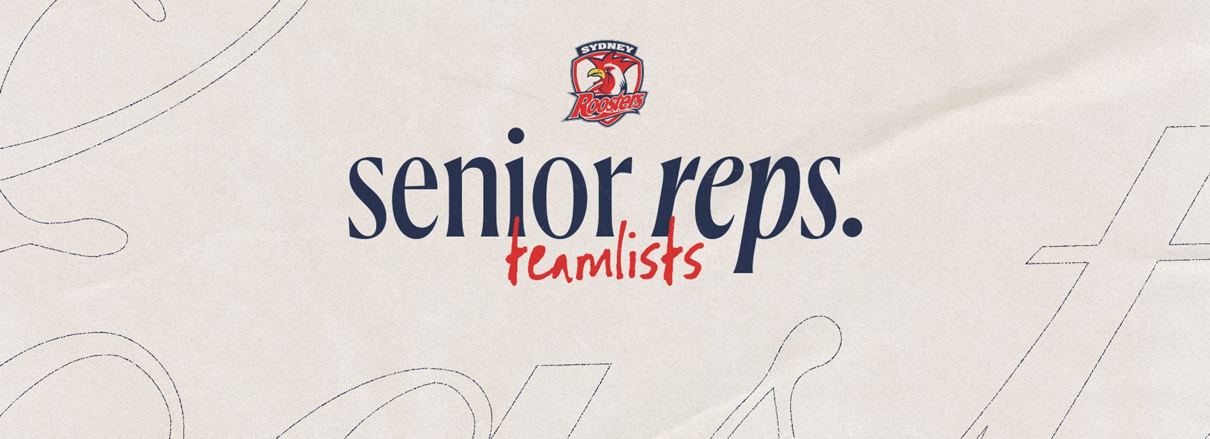 Senior Representative Teamlists