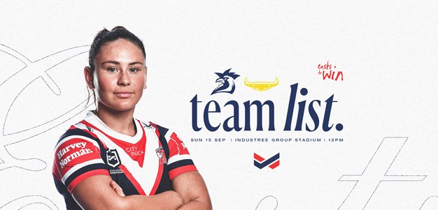 24 Hour Update | NRLW Round 8 Line Up vs Cowboys