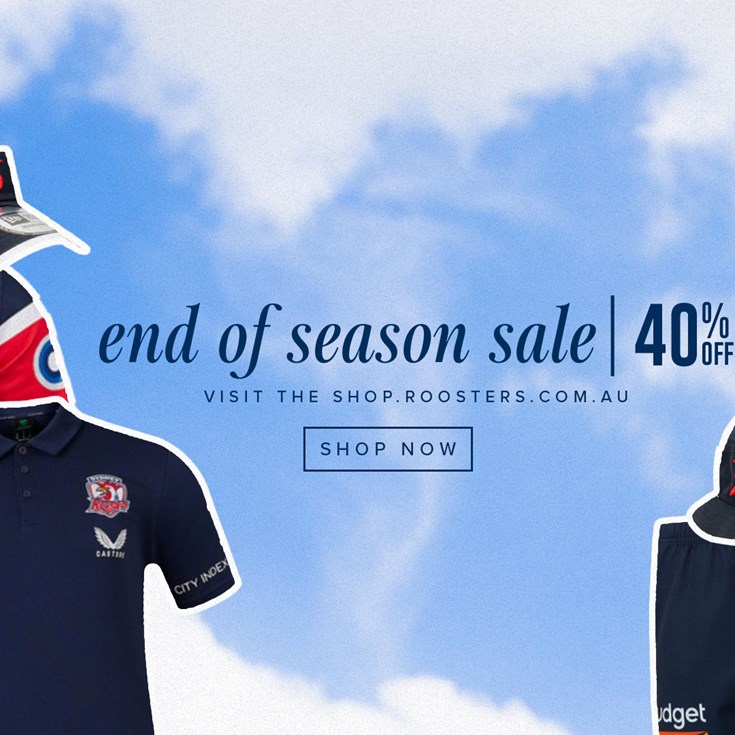 End of Season Sale: 40% off!