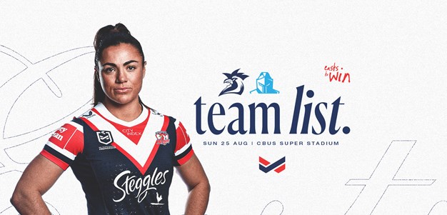 24 Hour Update | NRLW Round 5 Line Up vs Titans