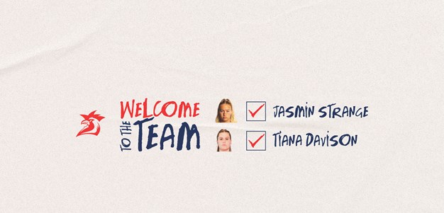 Tiana Davison and Jasmin Strange join Roosters NRLW squad