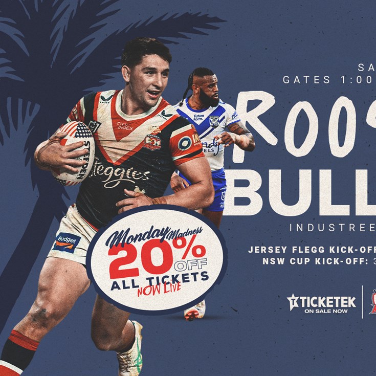 Get 20% Off All Round 16 Tickets with Monday Madness!