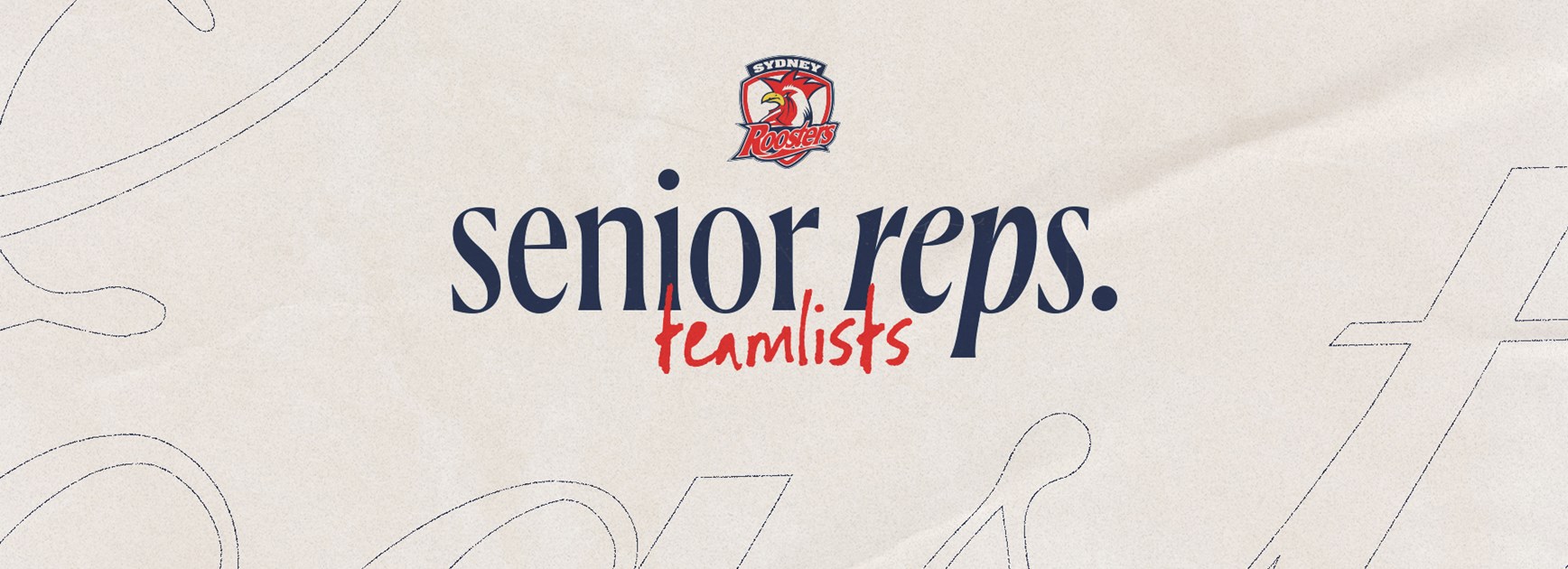 Senior Representative Teamlists