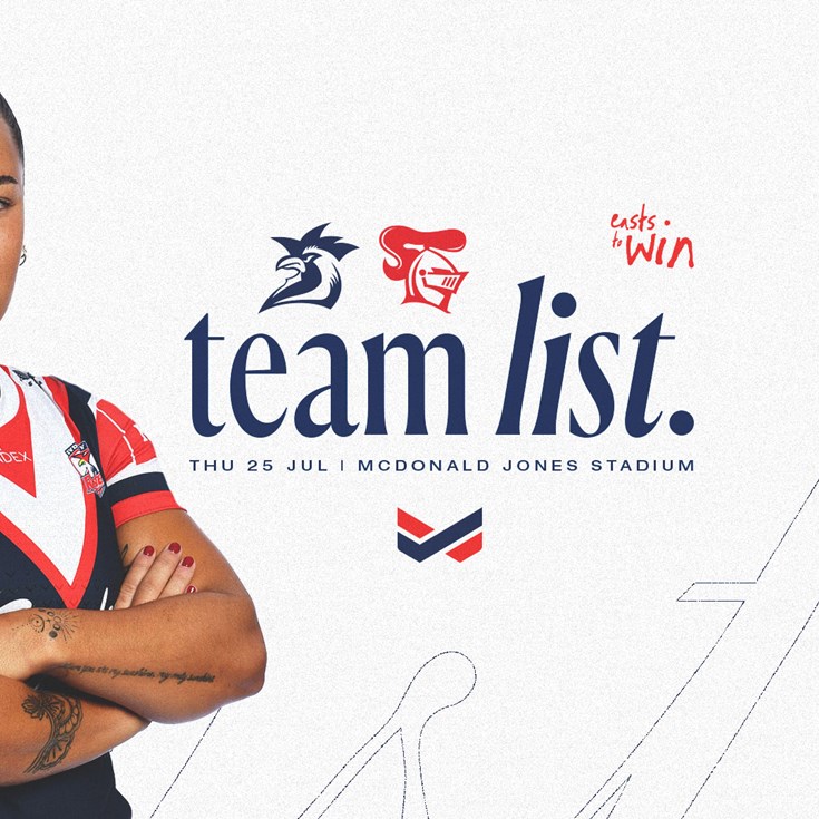 24 Hour Update: Round 1 NRLW Line Up vs Knights