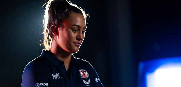 Roosters celebrate Corban Baxter for Women in League Round