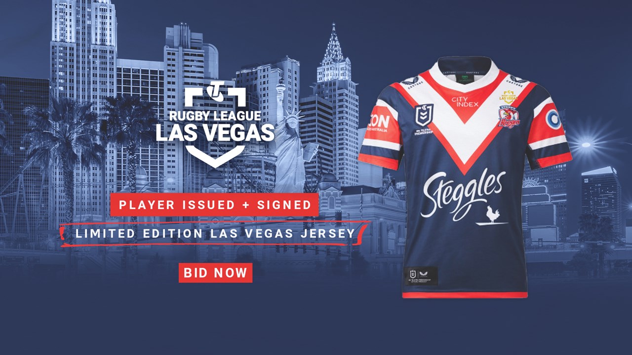 Las Vegas Jersey Auction Closed! | Roosters