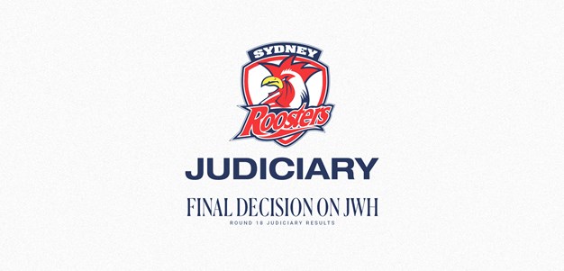 NRL Round 18 Judiciary Update: JWH Decision Made