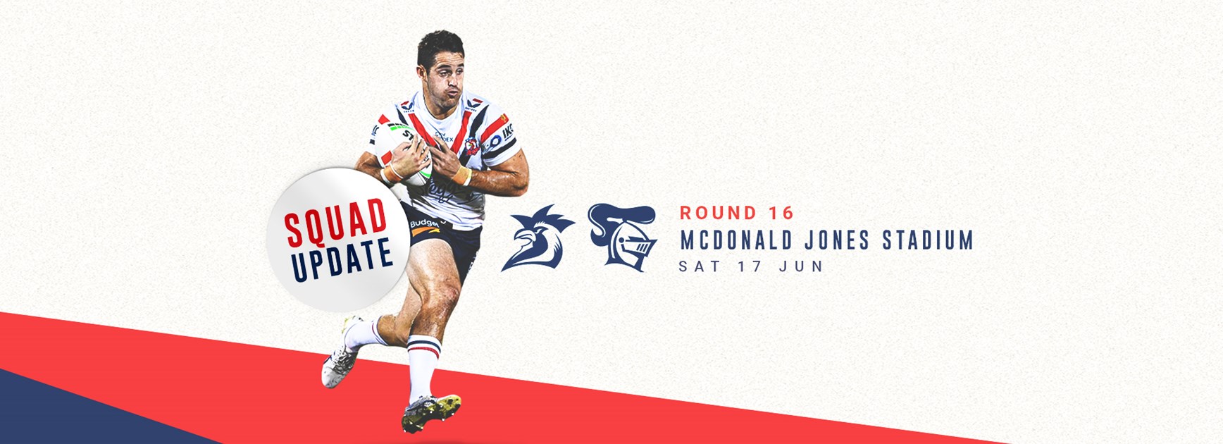 Squad Update: Round 16 vs Knights