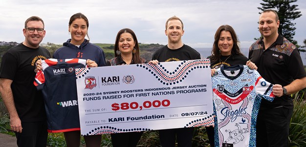 Sydney Roosters and KARI Foundation Extend Partnership, Raising $80,000 for First Nations Community Programs