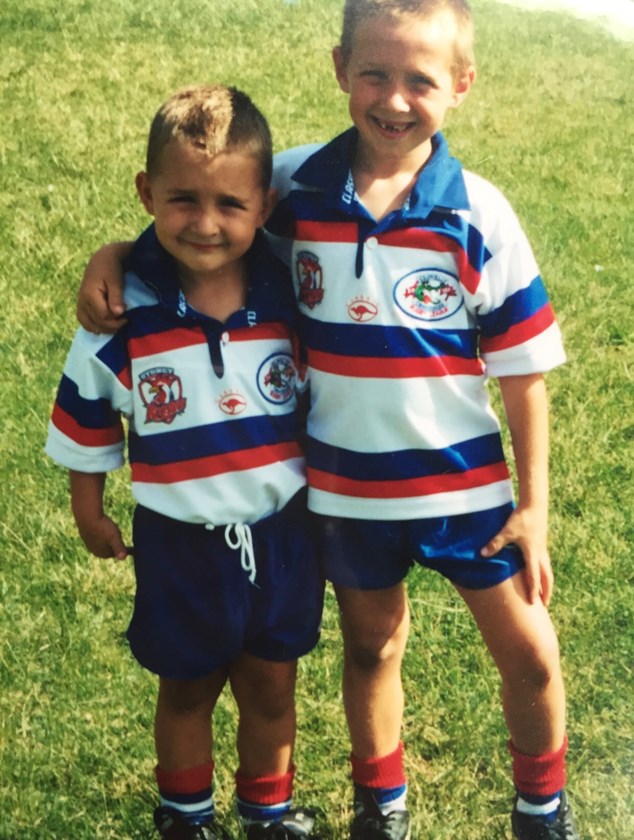 Victor Radley (left) has proudly worn the Red, White and Blue since he was little. 