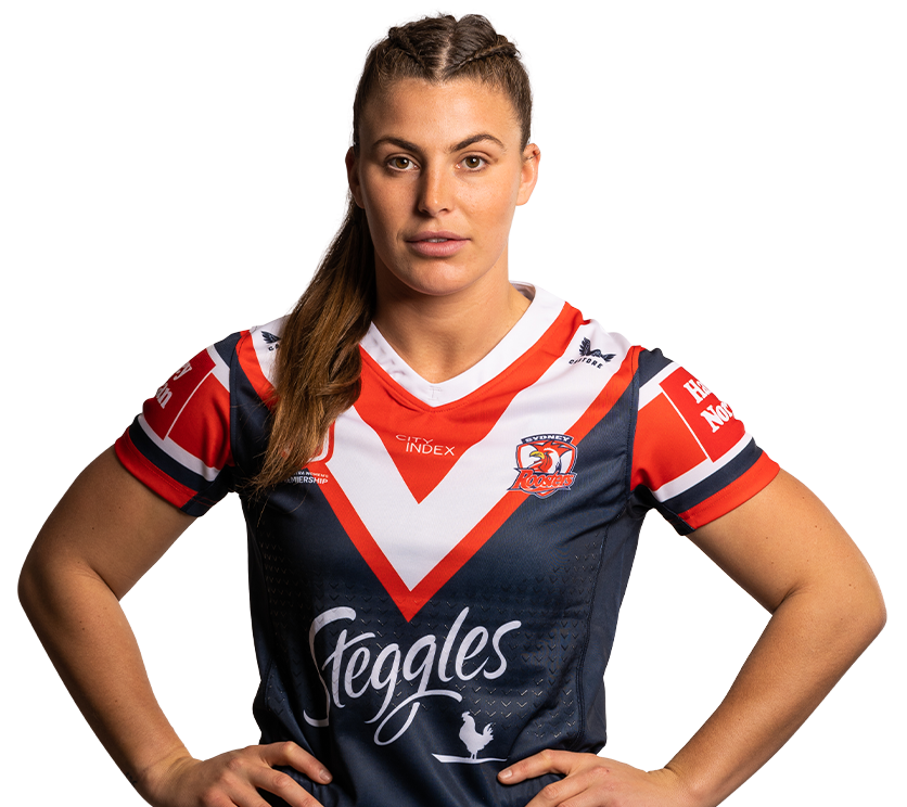 Official Telstra Womens Premiership Profile Of Jessica Sergis For Sydney Roosters Women Roosters 6255