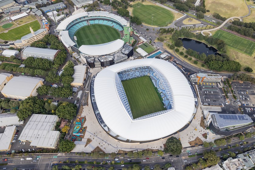 An aerial view of Allianz Stadium