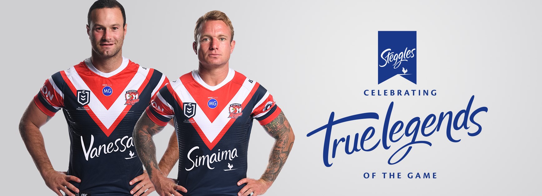 Steggles and Roosters support True Legends of the Game