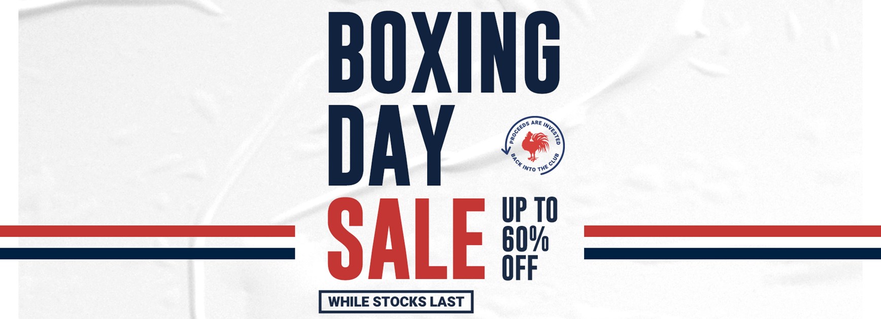 Roosters Store Boxing Day Sale