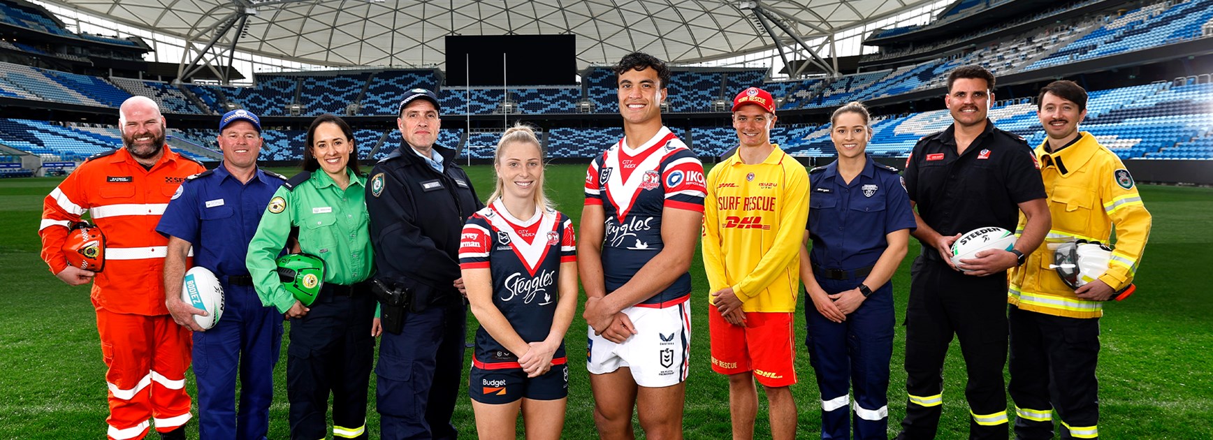 Sydney Roosters launch inaugural Emergency Services Event